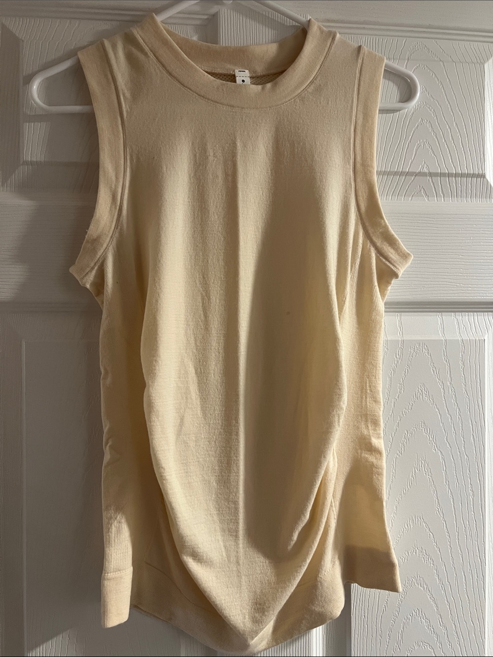 Athleta Sleeveless Tank Top in Soft Cream